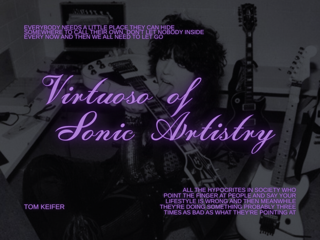 Tom Keifer poster vintage movie style